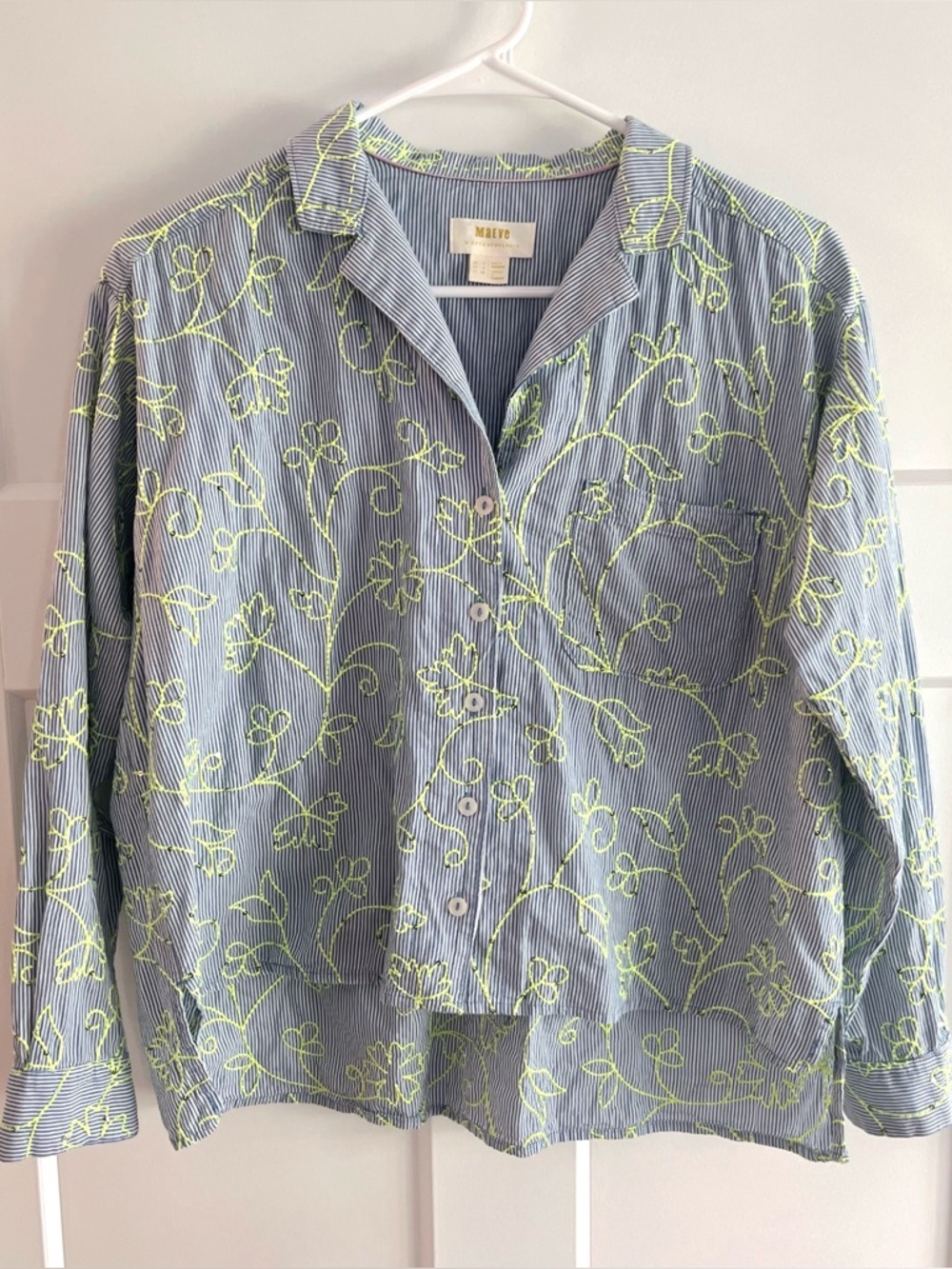 Maeve Oversized Blouse Size 0 fit like a small